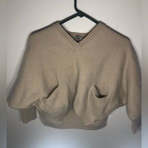 HOSS intropia wool & cashmere crop sweater